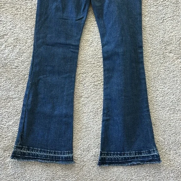 Girls GAP Dark Blue Flare Jeans - Picture 8 of 8